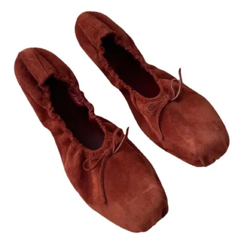 Khaite suede ballet flats